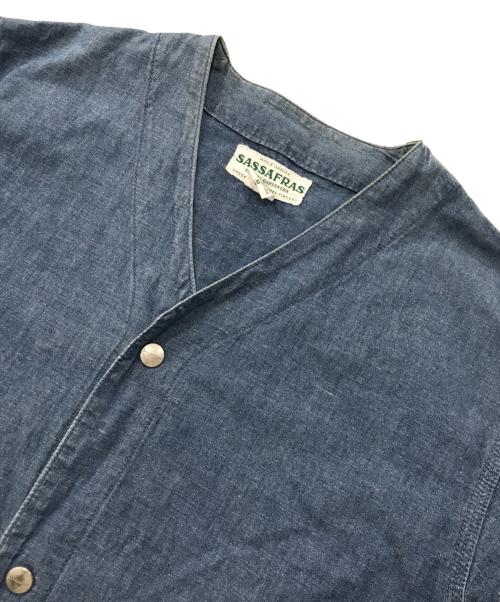 SASSAFRAS（ササフラス）SASSAFRAS (ササフラス) GARDENIA JACKET インディゴ サイズ:Mの古着・服飾アイテム