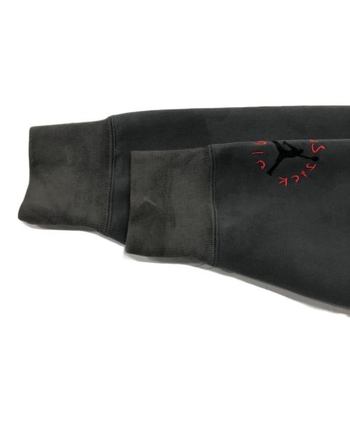 JORDAN（ジョーダン）JORDAN (ジョーダン) Washed Suede Hoodie グレー サイズ:Sの古着・服飾アイテム