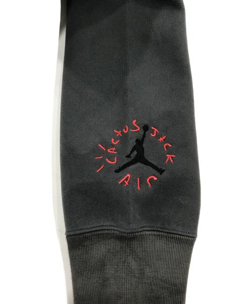 JORDAN（ジョーダン）JORDAN (ジョーダン) Washed Suede Hoodie グレー サイズ:Sの古着・服飾アイテム