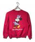 DISNEY（ディズニー）の古着「プリントスウェット」｜ピンク