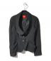 Vivienne Westwood RED LABEL（ヴィヴィアンウエストウッドレッドレーベル）の古着「ハート型襟ジャケット/ラブジャケット」｜ブラック