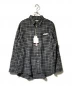 Stockholm Surfboard Clubストックホルム サーフボード クラブ）の古着「Flynn Flannel/FM4」｜ブラック