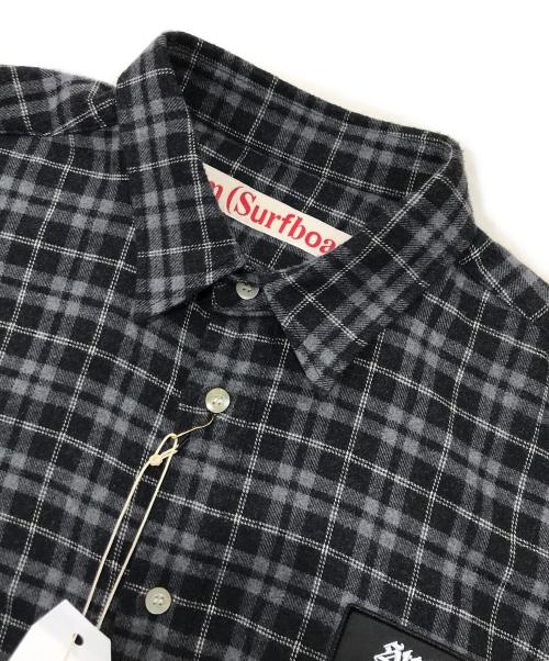 Stockholm Surfboard Club（ストックホルム サーフボード クラブ）Stockholm Surfboard Club (ストックホルム サーフボード クラブ) Flynn Flannel/FM4 ブラック サイズ:Lの古着・服飾アイテム
