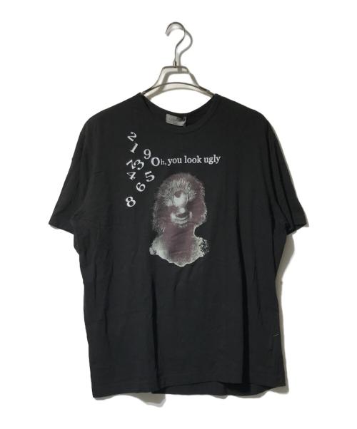 Yohji Yamamoto pour homme（ヨウジヤマモト プールオム）Yohji Yamamoto pour homme (ヨウジヤマモト プールオム) 30/- COMBED SINGLE JERSEY SHORT SLEEV ブラック サイズ:3 未使用品の古着・服飾アイテム