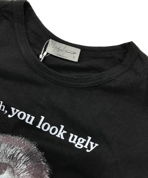 Yohji Yamamoto pour homme（ヨウジヤマモト プールオム）Yohji Yamamoto pour homme (ヨウジヤマモト プールオム) 30/- COMBED SINGLE JERSEY SHORT SLEEV ブラック サイズ:3 未使用品の古着・服飾アイテム