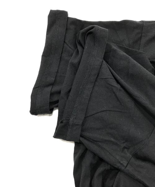 Yohji Yamamoto pour homme（ヨウジヤマモト プールオム）Yohji Yamamoto pour homme (ヨウジヤマモト プールオム) 30/- COMBED SINGLE JERSEY SHORT SLEEV ブラック サイズ:3 未使用品の古着・服飾アイテム