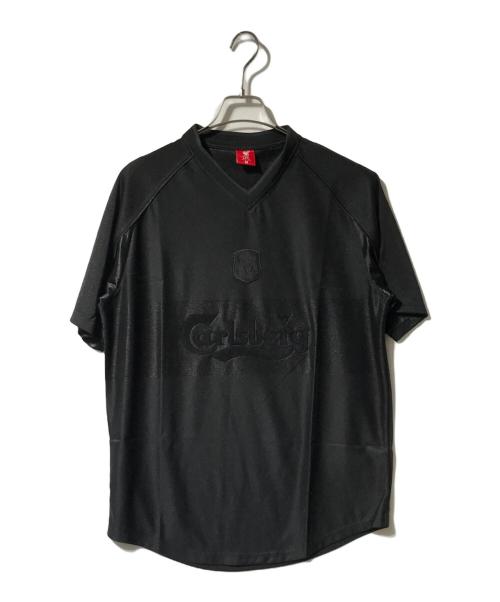 L.F.C.（リヴァプールFC）L.F.C. (リヴァプールFC) ゲームシャツ ブラック サイズ:Mの古着・服飾アイテム