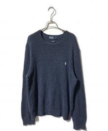 POLO RALPH LAUREN（ポロ・ラルフローレン）の古着「ニット」｜ネイビー