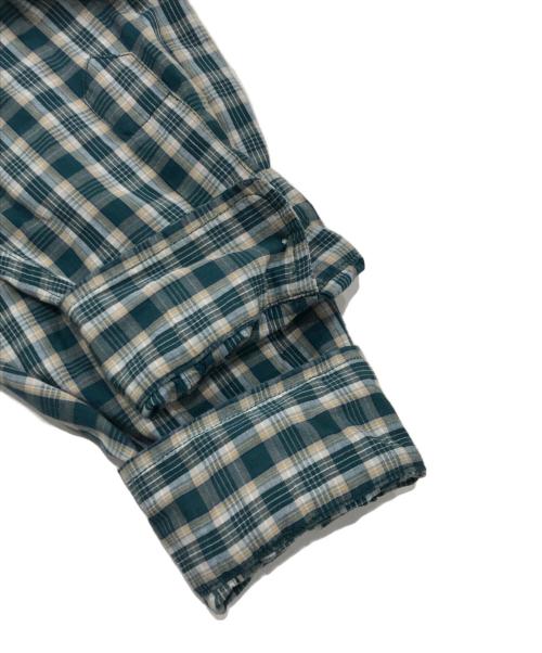 POLO RALPH LAUREN（ポロ・ラルフローレン）POLO RALPH LAUREN (ポロ・ラルフローレン) ボタンダウンシャツ／チェックシャツ グリーン サイズ:XLの古着・服飾アイテム