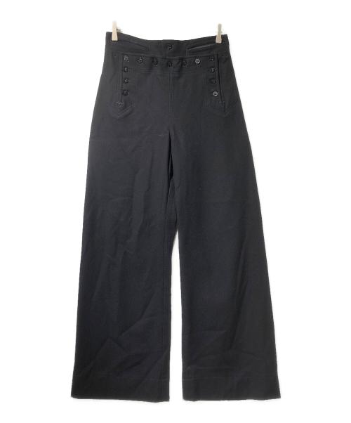 U'S NAVY（ユーエスネイビー）U'S NAVY (ユーエスネイビー) ウールセーラーパンツ ネイビー サイズ:表記なしの古着・服飾アイテム