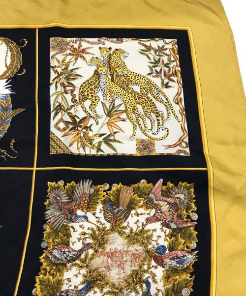 Salvatore Ferragamo（サルヴァトーレ フェラガモ）Salvatore Ferragamo (サルヴァトーレ フェラガモ) 大判シルクスカーフ マルチカラーの古着・服飾アイテム