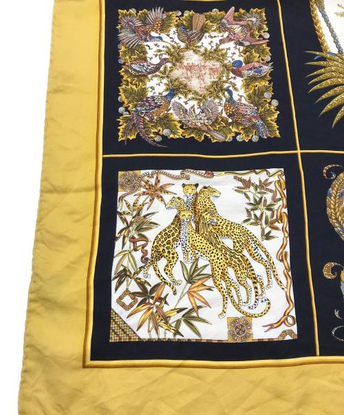 Salvatore Ferragamo（サルヴァトーレ フェラガモ）Salvatore Ferragamo (サルヴァトーレ フェラガモ) 大判シルクスカーフ マルチカラーの古着・服飾アイテム