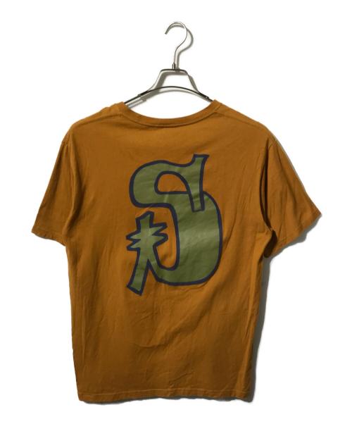 stussy（ステューシー）stussy (ステューシー) Sロゴ両面プリントTシャツ ブラウン サイズ:Mの古着・服飾アイテム