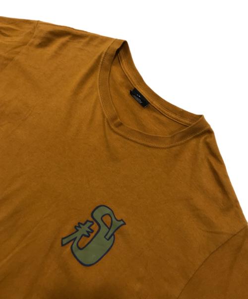 stussy（ステューシー）stussy (ステューシー) Sロゴ両面プリントTシャツ ブラウン サイズ:Mの古着・服飾アイテム