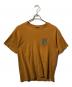 stussy（ステューシー）の古着「Sロゴ両面プリントTシャツ」｜ブラウン