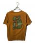 stussy (ステューシー) Sロゴ両面プリントTシャツ ブラウン サイズ:M：5000円
