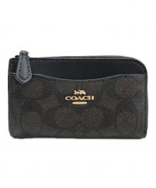 COACH（コーチ）の古着「コインケース/マルチファンクション カード ケース」｜ベージュ