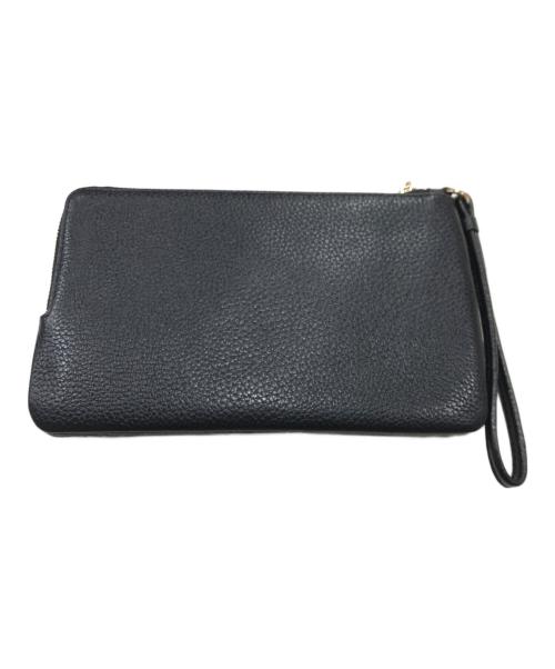 COACH（コーチ）COACH (コーチ) ダブル ジップ ウォレット・シグネチャー キャンバス ブラウンの古着・服飾アイテム