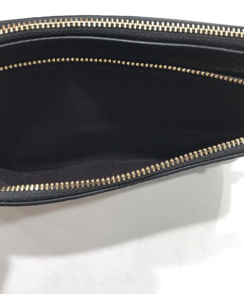 COACH（コーチ）COACH (コーチ) ダブル ジップ ウォレット・シグネチャー キャンバス ブラウンの古着・服飾アイテム