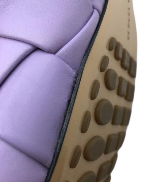 BOTTEGA VENETA（ボッテガベネタ）BOTTEGA VENETA (ボッテガベネタ) リド レザーサンダル パープル サイズ:34の古着・服飾アイテム