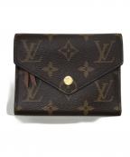 LOUIS VUITTONルイ ヴィトン）の古着「3つ折り財布/ポルトフォイユ・ヴィクトリーヌ」｜ブラウン