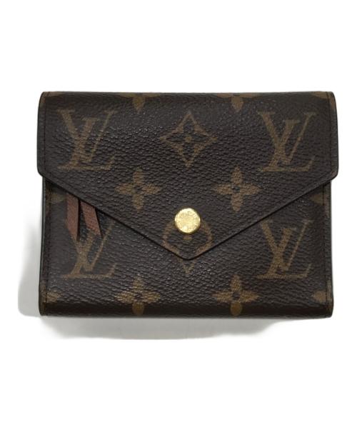 LOUIS VUITTON（ルイ ヴィトン）LOUIS VUITTON (ルイ ヴィトン) 3つ折り財布/ポルトフォイユ・ヴィクトリーヌ ブラウンの古着・服飾アイテム
