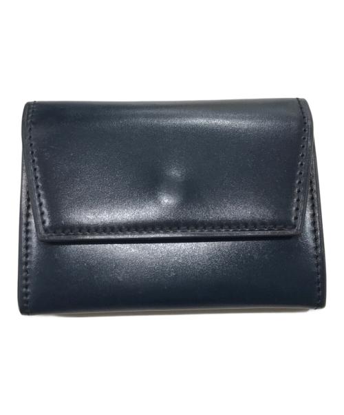 YUHAKU（ユハク）yuhaku (ユハク) レザーパスケース ブルーの古着・服飾アイテム