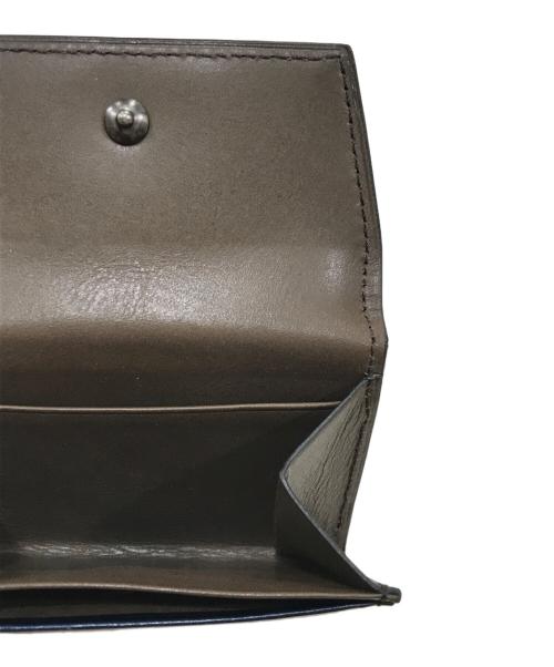 YUHAKU（ユハク）yuhaku (ユハク) レザーパスケース ブルーの古着・服飾アイテム