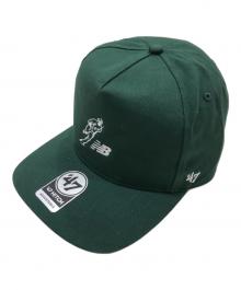 47BRAND×NEW BALANCE（フォーティーセブンブランド×ニューバランス）の古着「シグネチャーロゴキャップ」｜グリーン