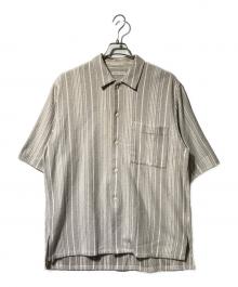 UNITED ARROWS TOKYO（ユナイテッドアローズトウキョウ）の古着「スクリーンメッシュストライプシャツ」｜グレー