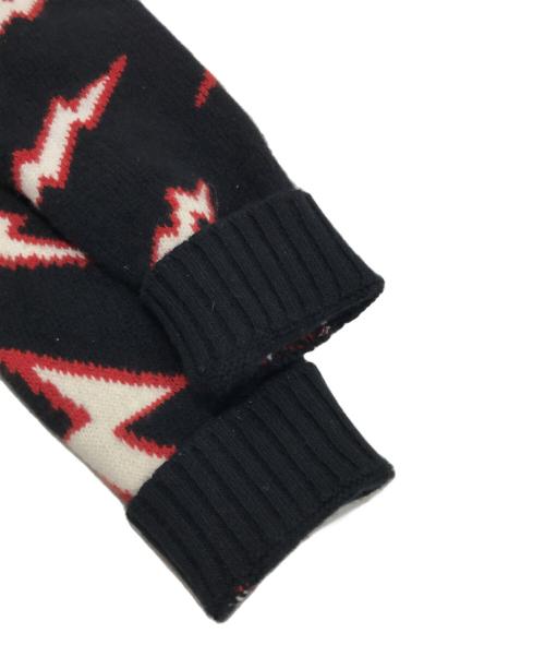 PRADA（プラダ）PRADA (プラダ) ライニングニット セーター ブラック サイズ:48の古着・服飾アイテム