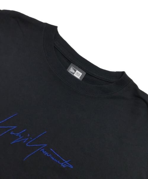 Yohji Yamamoto pour homme（ヨウジヤマモト プールオム）Yohji Yamamoto pour homme (ヨウジヤマモト プールオム) New Era (ニューエラ) Cotton Tee/半袖カットソー ブラック サイズ:Mの古着・服飾アイテム
