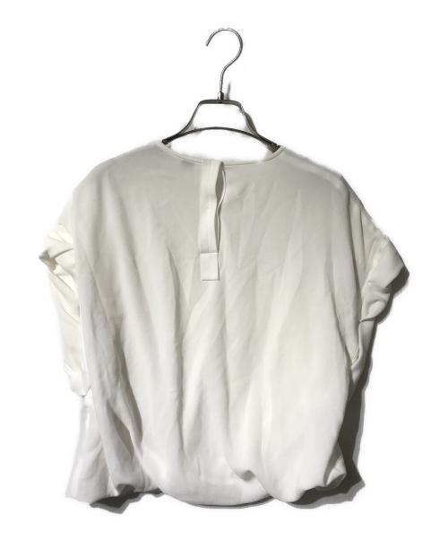 COLUMN（コラム）COLUMN (コラム) ロールアップスリーブブラウス ホワイト サイズ:FREEの古着・服飾アイテム