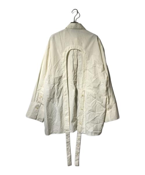 ROHE（ロヘ）ROHE (ロヘ) Open back shirt/オープンバックシャツ アイボリー サイズ:36の古着・服飾アイテム