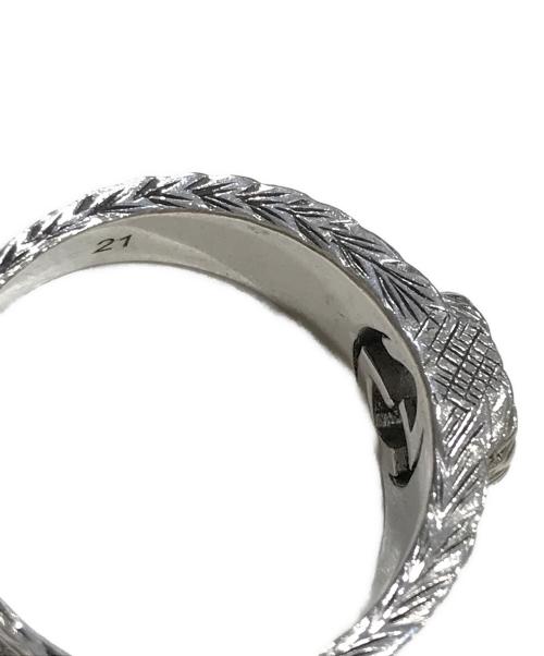 GUCCI（グッチ）GUCCI (グッチ) インターロッキングロゴリング シルバー サイズ:20号の古着・服飾アイテム