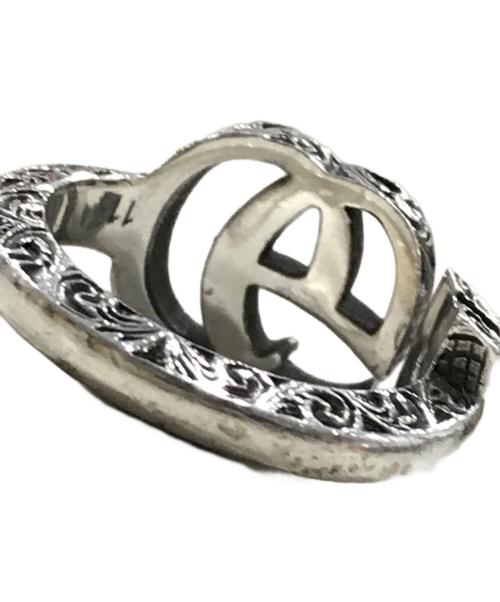 GUCCI（グッチ）GUCCI (グッチ) ダブルGキーモチーフリング シルバー サイズ:10の古着・服飾アイテム