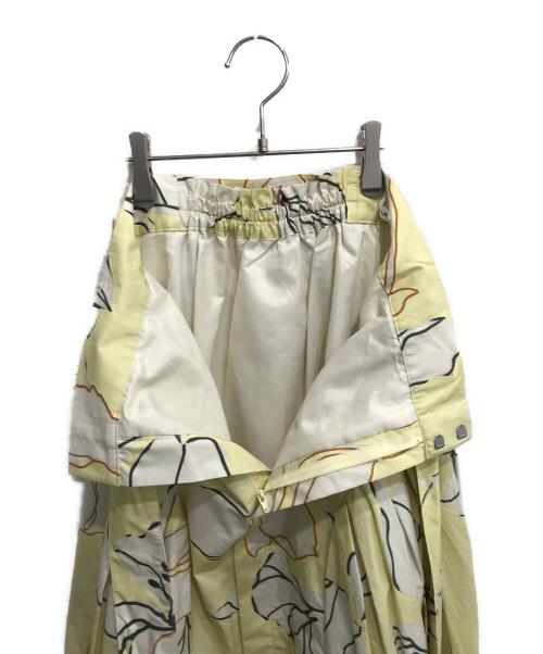 FRAY ID（フレイ アイディー）FRAY ID (フレイ アイディー) フラワープリントフレアスカート マルチカラー サイズ:SIZE 1の古着・服飾アイテム