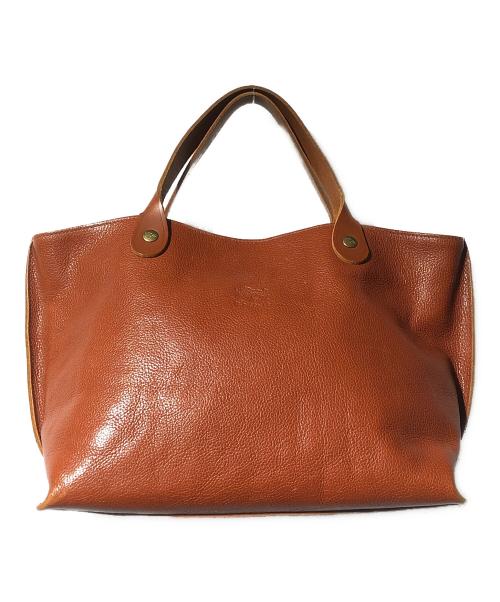 IL BISONTE（イル ビゾンテ）IL BISONTE (イル ビゾンテ) ハンドバッグ ブラウンの古着・服飾アイテム