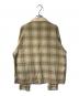 stussy (ステューシー) FRANK PLAID ZIP SHIRT/フランクプレイソジップシャツ ベージュ サイズ:Ｓ：16000円