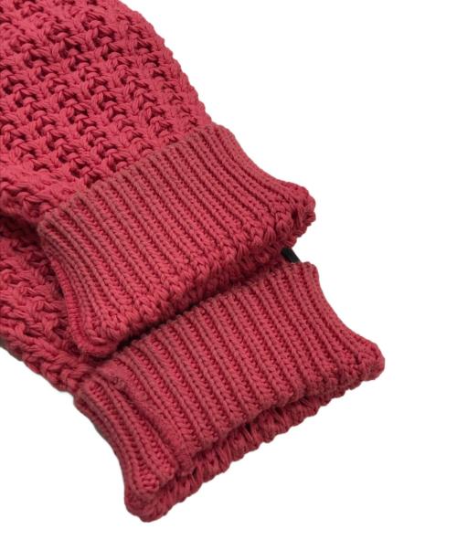 SYUMAN.（シュウマン）SYUMAN. (シュウマン) SYM bike chain knit pull over ピンク サイズ:Fの古着・服飾アイテム