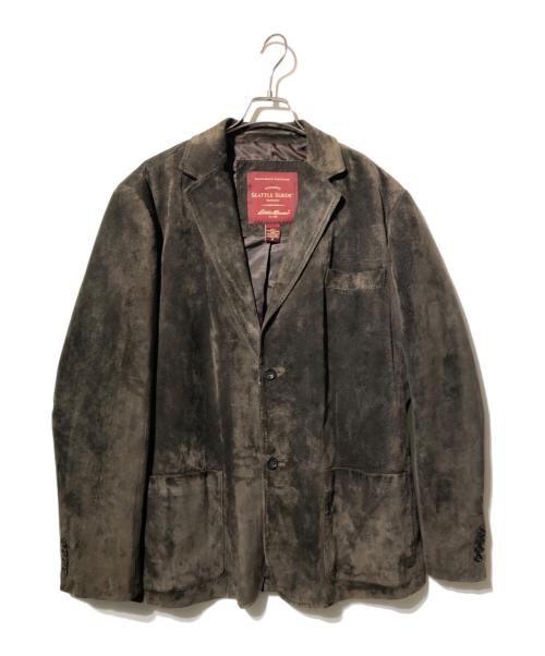 Eddie Bauer（エディーバウアー）Eddie Bauer (エディーバウアー) スウェードジャケット ブラウン サイズ:XLの古着・服飾アイテム
