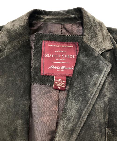 Eddie Bauer（エディーバウアー）Eddie Bauer (エディーバウアー) スウェードジャケット ブラウン サイズ:XLの古着・服飾アイテム