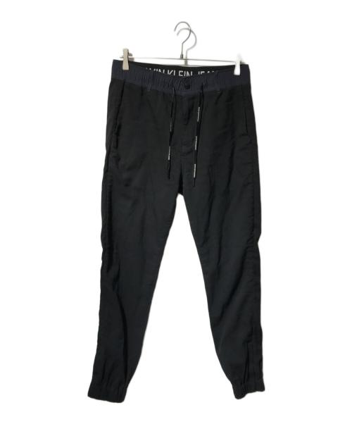 Calvin Klein Jeans（カルバンクラインジーンズ）Calvin Klein Jeans (カルバンクラインジーンズ) ジョガーパンツ ブラック サイズ:Sの古着・服飾アイテム