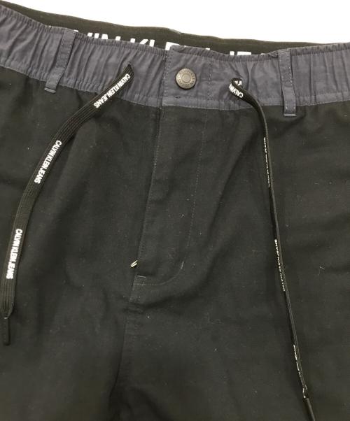 Calvin Klein Jeans（カルバンクラインジーンズ）Calvin Klein Jeans (カルバンクラインジーンズ) ジョガーパンツ ブラック サイズ:Sの古着・服飾アイテム
