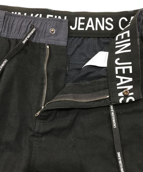Calvin Klein Jeans（カルバンクラインジーンズ）Calvin Klein Jeans (カルバンクラインジーンズ) ジョガーパンツ ブラック サイズ:Sの古着・服飾アイテム