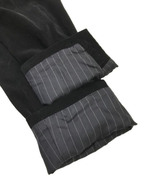 Yohji Yamamoto pour homme（ヨウジヤマモト プールオム）Yohji Yamamoto pour homme (ヨウジヤマモト プールオム) チェックストール付き ジャケット コート /PLAID STOLE JACKET ブラック サイズ:4の古着・服飾アイテム