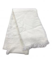 ASAUCE MELER（アソースメレ）の古着「リネン大判ストール」｜ベージュ