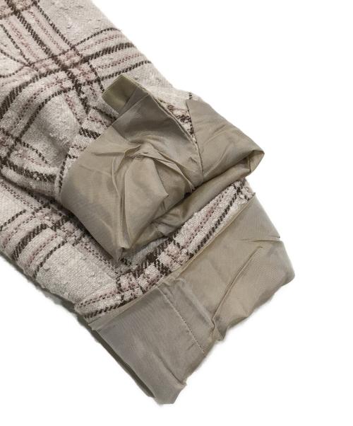 TAGLIATORE（タリアトーレ）TAGLIATORE (タリアトーレ) ウールシルクフランネル 2Bシングルテーラードジャケット ベージュ サイズ:48の古着・服飾アイテム