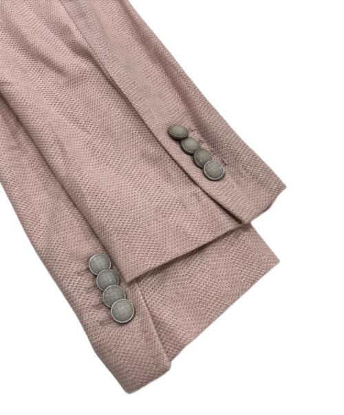 TAGLIATORE（タリアトーレ）TAGLIATORE (タリアトーレ) 2Bジャケット ピンク サイズ:48の古着・服飾アイテム