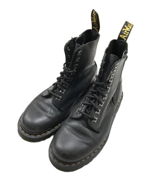 Dr.Martens（ドクターマーチン）Dr.Martens (ドクターマーチン) PASCAL ZIP８ホールブーツ ブラック サイズ:UK7/EU41の古着・服飾アイテム